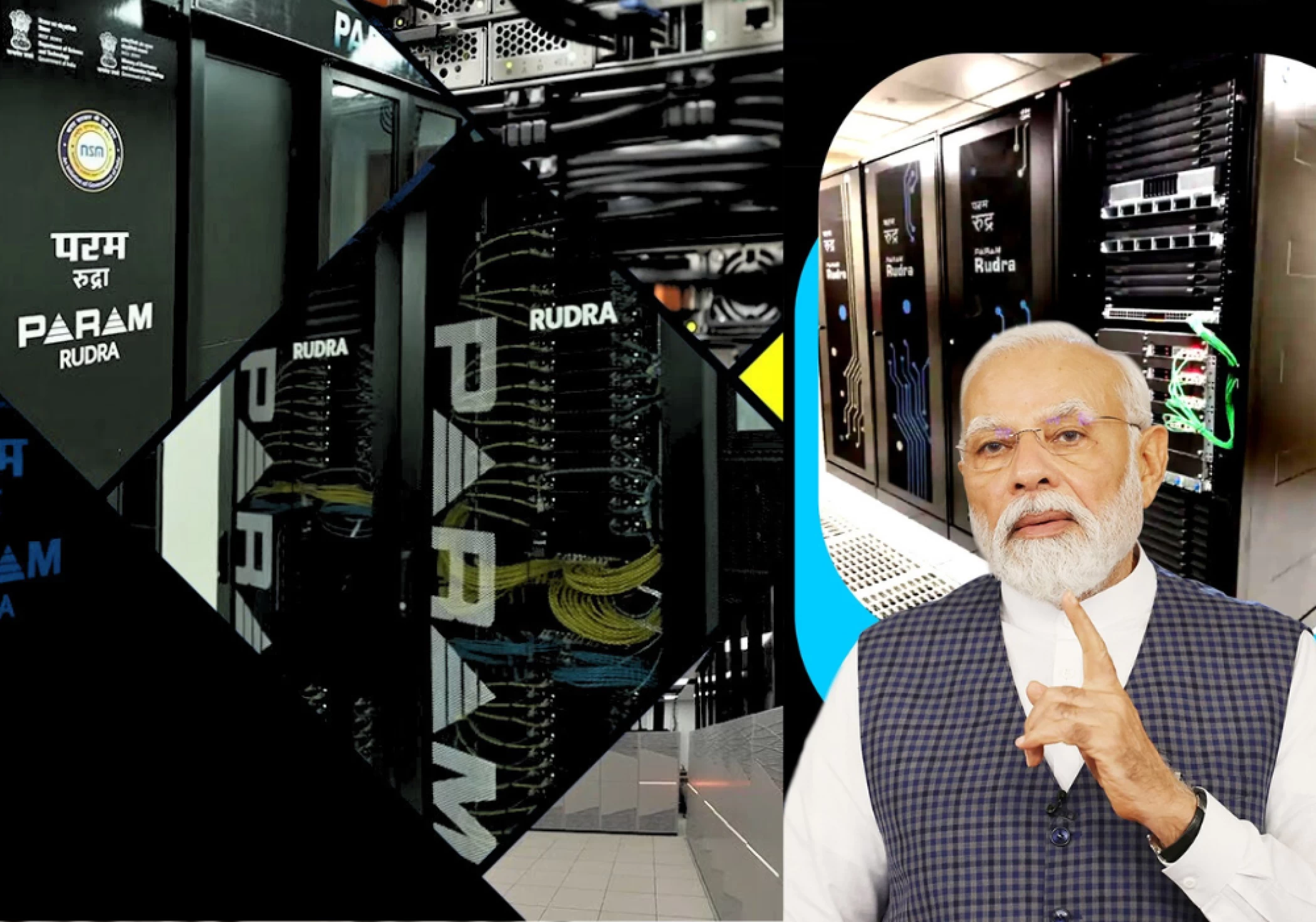 PM dedicates three PARAM Rudra Supercomputers to the nation